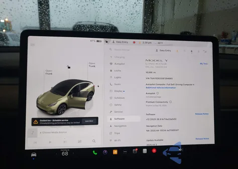 2025 Tesla Model Y Long Range Dual Motor All-Wheel Drive from USA, damaged, VIN 7SAYGDEE0SF294680